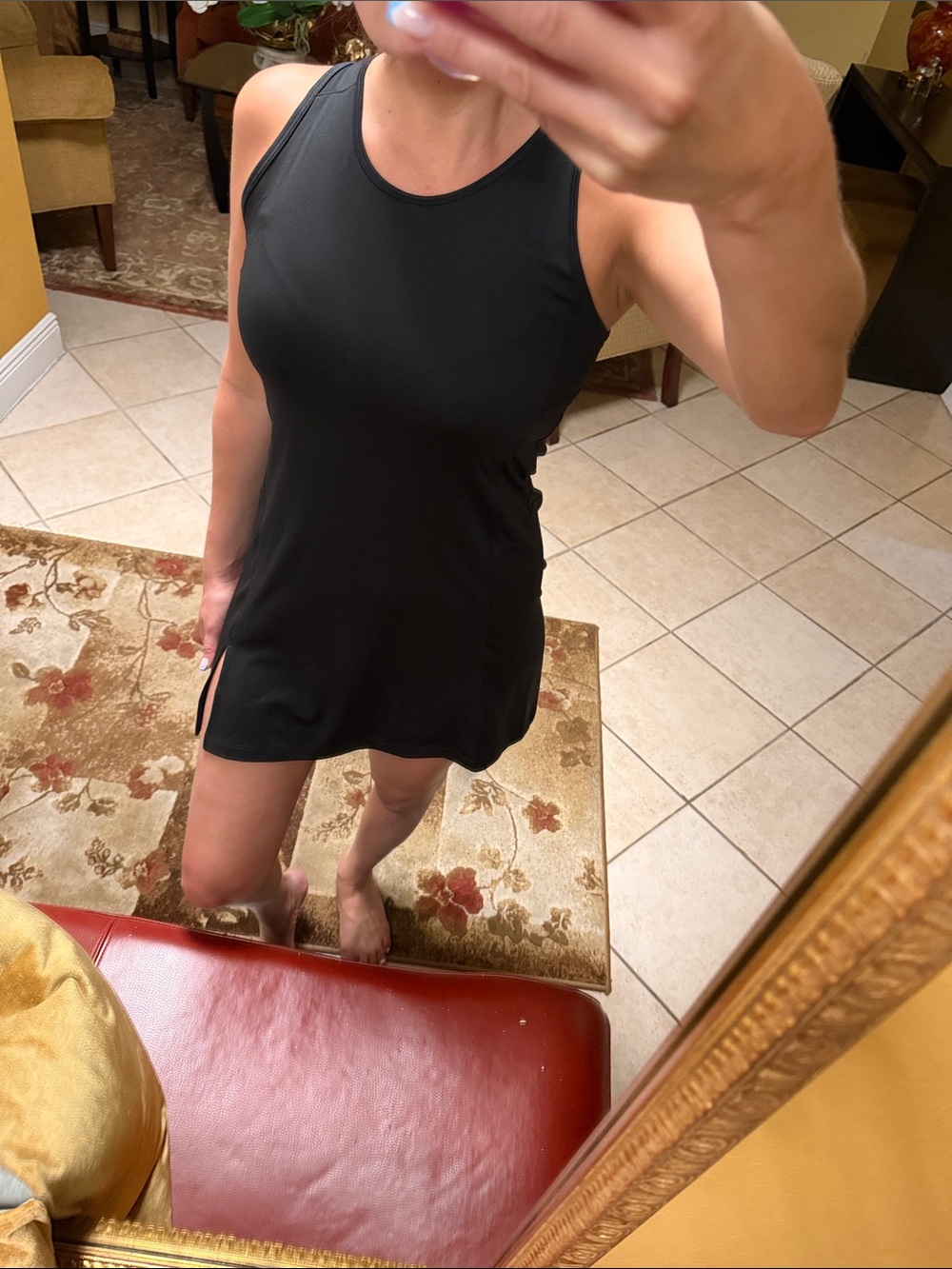 Prince Black Sleeveless tennis athletic Dress